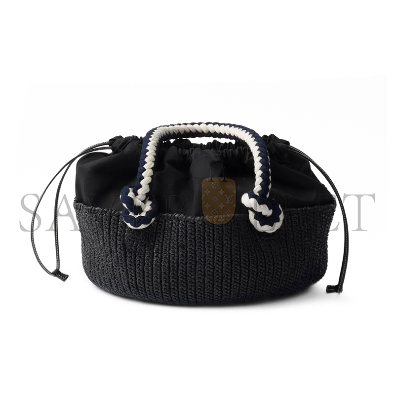 Pra*a small crochet top-handle bag 1ba463 (25*14*11.5cm)